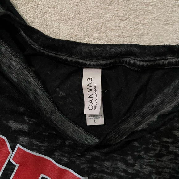 Red , white and blessed woman’s shirt size L . - Picture 8 of 8